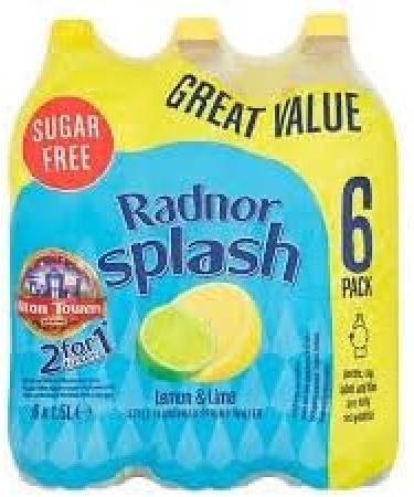 Radnor Splash Still Lemon & Lime Flavoured Water 500ml (Pack of 12) | Refreshing Hydration | Zesty Citrus Bliss | Sugar-Free | Naturally Flavored | Zero-Calorie Delight - Buy Online on GoSupps.com