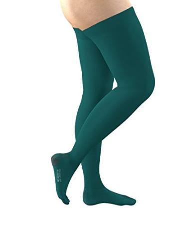 FITLEGS AES Thigh Length Anti-Embolism Stockings Open Toe Size M 1 Pair