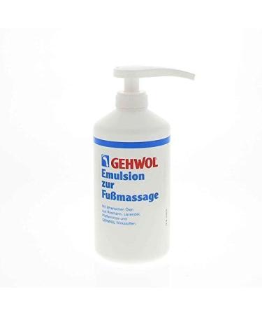 GEHWOL emulsion for foot massage foot care lotion athlete's foot protection 500 ml with dispenser 500 ml (1 pack)