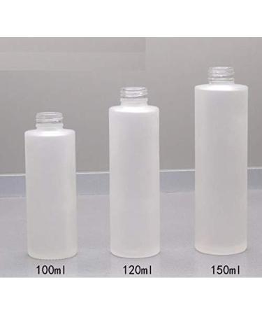 150ml Frosted Glass Pump Bottle with Bamboo Cap - Empty Lotion Container for Serums & Essence | International Shipping - Buy Online on GoSupps.com