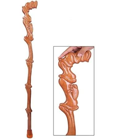 Wooden Walking Stick Solid Cane Wooden Cane Solid Wood Crutch Mahogany Walker Non- Old Man Walking Stick Men Ladies Seniors are Available - Buy Online on GoSupps.com