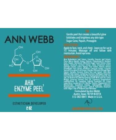 AHA Enzyme Mask/Peel - All Natural, Gentle Fruit Enzyme Peel to Brighten Complexion and Exfoliate Skin - Packed full of Fruit Enzymes - Leaves your skin with a Natural Glow. (1oz) 1 Fl Oz (Pack of 1) - Buy Online on GoSupps.com