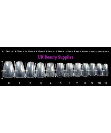 600 Pieces Medium Long Coffin Ballerina False Nail Tips NATURAL Full Cover Acrylic Press On False Nails Tips Extensions - Professional Salon & Home Use - Buy Online on GoSupps.com