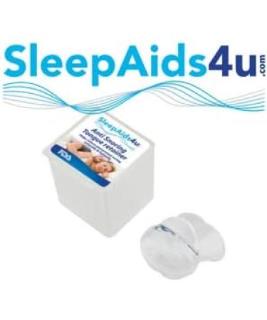Tongue Retainer Anti-Snore Device | Teeth Grinding Guard | Stop Snoring Aid - NHS/ENT Recommended Solution for OSA Sleep Apnoea Relief - Buy Online on GoSupps.com