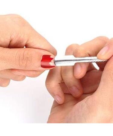  Ynredee 300 Pcs Aluminum Nail Art Remover Nail Art Soak Off Acrylic Gel Cuticle Pusher - Buy Online on GoSupps.com