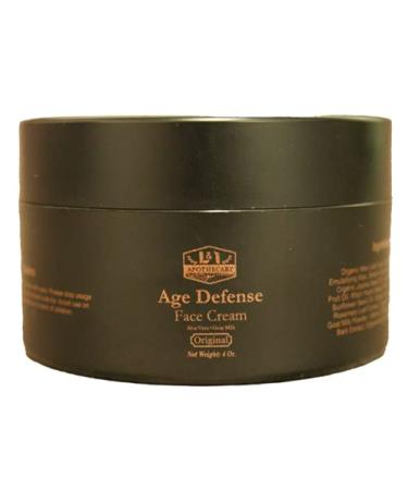 4 Oz. Age Defense Vitamin C Face Cream with Aloe Vera, Goat Milk - Natural Anti-Aging Moisturizer - Buy Online on GoSupps.com