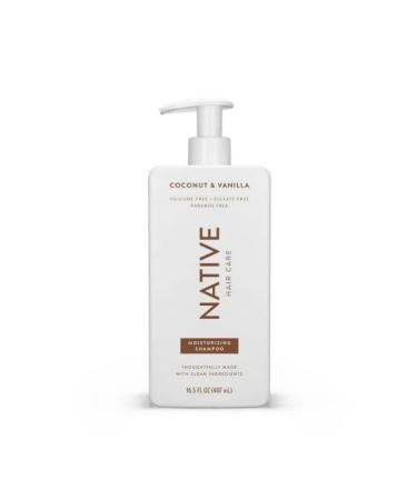 Buy Native Moisturizing Shampoo - Coconut & Vanilla | Sulfate & Paraben Free - 16.5 oz | International Shipping Available - Buy Online on GoSupps.com