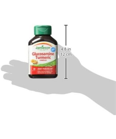 Jamieson Glucosamine Turmeric Complex - 750 mg Glucosamine with 500 mg Turmeric - Buy Online on GoSupps.com