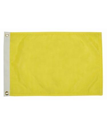 Seagator Premium Quality Yellow Q Quarantine Quebec Bahamas ICS Courtesy Boat Flag (12 inches x 18 inches)