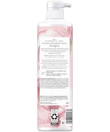 Pantene Nutrient Blends Sulfate Free Miracle Moisture Boost with Rose Water Shampoo 440 mL Unscented 440 ml (Pack of 1) - Buy Online on GoSupps.com