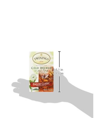 Twinings English Classic Cold Brew Tea Bags - 20 Count | Refreshing Iced Tea - Buy Online on GoSupps.com
