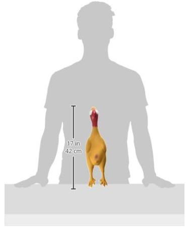 Rosewood Latex Chicken Large Yellow/Red 1 Count (Pack of 1) Chicken Animal Print - Buy Online on GoSupps.com