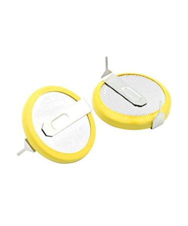 Battery CR2032 3V 2 Tabs Coin Cell for Main Board Toy Electronic Scale 2Pcs