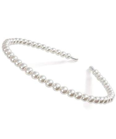 Aeyistry 3 PCS Pearl Hair Bands for Women - Stylish Imitation Pearl Headband for Wedding, Party, Bridal Hair Hoop - Buy Online on GoSupps.com