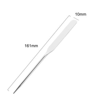 Stainless Steel Makeup Spatula and Palette Set - Professional Pigment Blending Tool for Eye Shadow and Eyelash Makeup - Buy Online on GoSupps.com