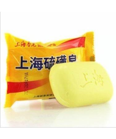 Deole(TM New Shanghai Sulfur Soap 4 Skin Conditions Acne Psoriasis Seborrhea Eczema Anti Fungus 85g Cheapest