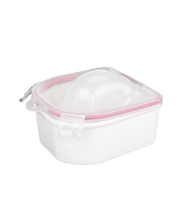 1PC Professional Acetone Resistant Soak Off Bowl Warm Nail Spa Bowl Double Layer Hand Manicure Tool For Salon Or Home Use nail soaking bowl acetone gel nail