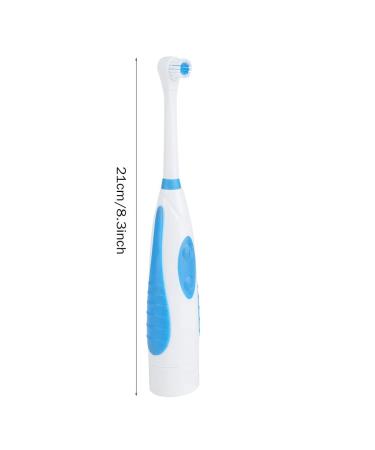 Buy Ultra-Sonic Electric Toothbrush for Adults - 4 Replacement Heads Deep Clean & Fresh Breath (Blue) - Best International Shipping - Buy Online on GoSupps.com