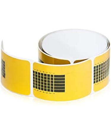 Profico Nail Template Modeling Stencil - 500 Self-Adhesive Gel & Acrylic Nail Extensions - Yellow 5Tieb - Perfect for DIY Nail Art - Buy Online on GoSupps.com