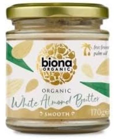  Biona Biona Organic White Almond Butter 170g - Buy Online on GoSupps.com