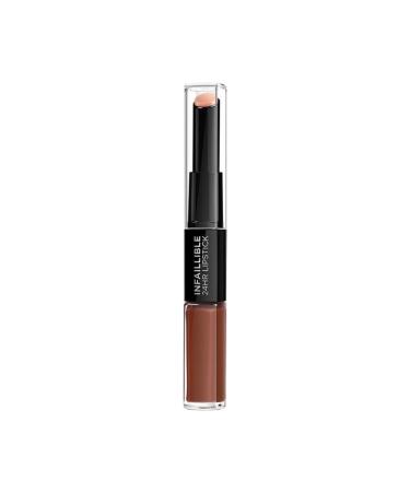 L'Oreal Paris Infallible 24HR 2 Step Lipstick 117 Perpetual Brown 117 Perpetual Brown 1 count (Pack of 1)