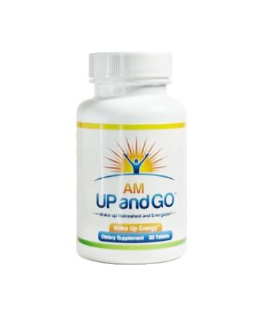 AMUPandGO Natural 8 hr Delayed Release Caffeine Pill When Taken at Bedtime Helps You Wake Up 8 hrs Later Refreshed & Energized - Take in The Morning and Beat The Afternoon Slump. 30 Vegan Tablets