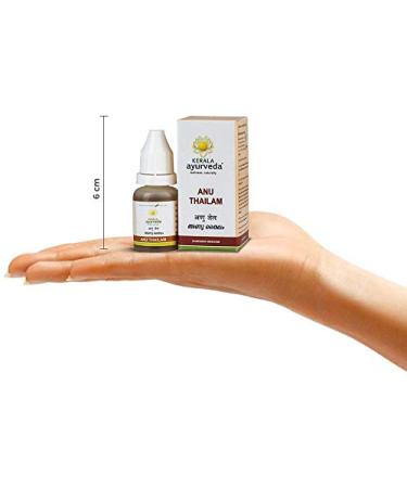 Glamorous Hub Kerala Ayurveda Anu Thailam 10 ml - Authentic Ayurvedic Oil for Wellness | International Shipping Available - Buy Online on GoSupps.com