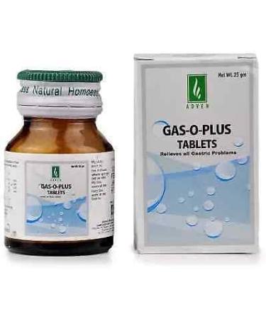 Adven Gas O Plus Tablet (25g) - Includes Free Ujala Eye Drops - Buy Online on GoSupps.com