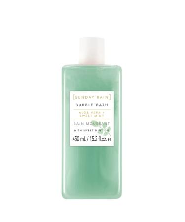 Sunday Rain Aloe Vera & Mint Bubble Bath Rich & Foaming Vegan & Cruelty-Free 450ml