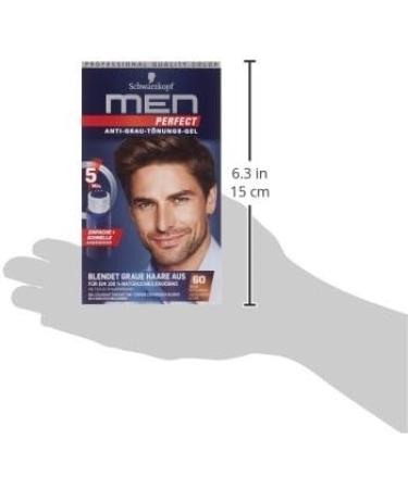  Men Perfect Schwarzkopf Men Perfect Anti-Gray Tinted Gel Level 2 60 Natural Medium Brown - Buy Online on GoSupps.com