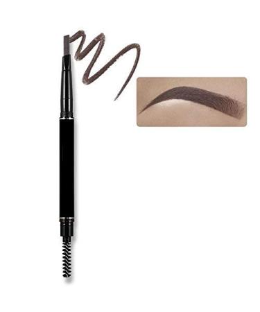 Eyebrow Pencil Total Temptation Eyebrow Definer Pencil Double Head Automatic Rotating Eyebrow Pencil with Dual Ended Brush with Flat Pencil and Brush