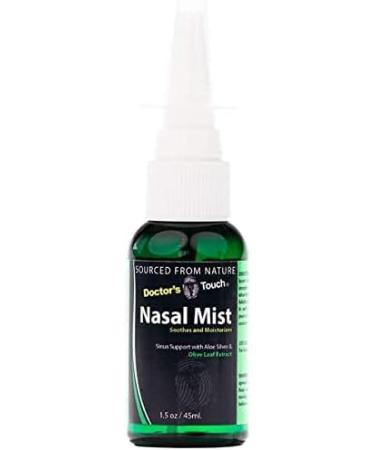 Doctor's Touch Nasal Spray for Dry Nose - Aloe & Colloidal Silver Sinus Support - Drug Free Relief for Sinus Congestion - 1oz - Buy Online on GoSupps.com