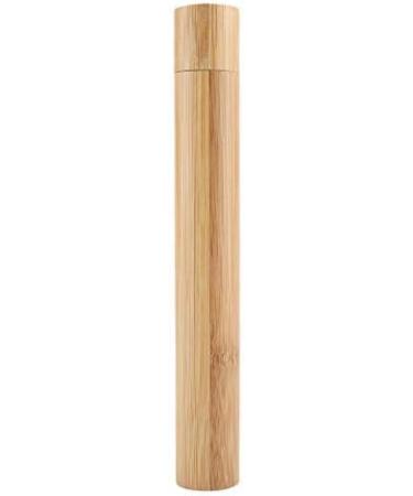 Premium Bamboo Toothbrush Holder | Eco-Friendly Travel Case for Toothbrushes - Buy Online on GoSupps.com