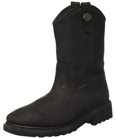 HARLEY-DAVIDSON FOOTWEAR Men's Altman Western Boot 9.5 Black