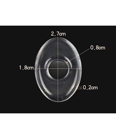 Transparent Oval Gel Foot Corn Rings - 36 Pcs, Self-Adhesive Corn Pads & Callus Cushions for Foot Protection - Buy Online on GoSupps.com