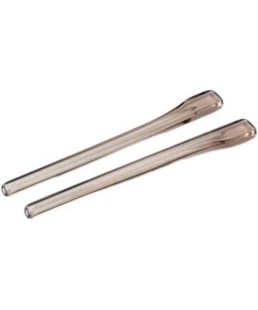 Vekker Yewear leg glasses accessories 2 pairs of light brown transparent glasses end tips iron-replacement ear stockings pipes for thin metal glasses legs