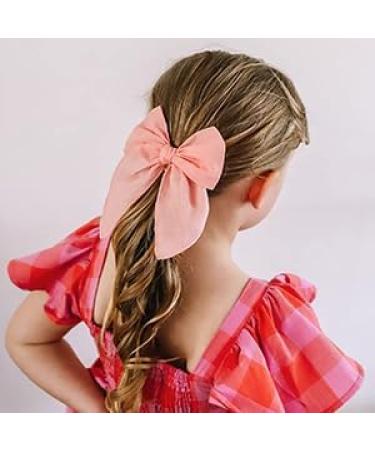 MiDoDo 6 Pcs 5 Baby Girls Hair Bows Alligator Clips - Hair Barrettes Accessory for Toddlers, Kids, Children - Buy Online on GoSupps.com