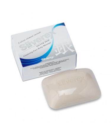 SILVEREX Colloidal Silver Soap Bar with Rich Bubbles for Skincare and Immune Improving Effect