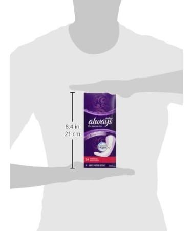 Always Anti-Bunch Xtra Protection Panty Liners - Light Absorbency, Extra Long, 204 Count, Unscented - 6 Packs - Buy Online on GoSupps.com