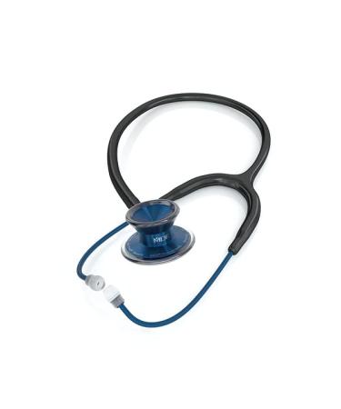 MDF Instruments MD One Epoch Stethoscope - Lightweight Titanium Dual Head Adult Free Parts for Life - Black Tube Titanium Blue - MDF777TCD11 - Buy Online on GoSupps.com