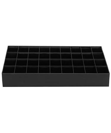 Buy Socobeta Lipstick Rack Container - 36 Grid Makeup Storage Box & Organizer (Black) for Desktop | International Shipping Available - Buy Online on GoSupps.com