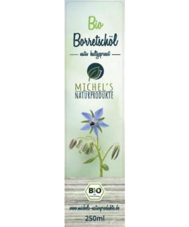Organic Borage Oil 500ml - 100% Natural Cold Pressed Virgin Oil (Pack of 2 x 250ml) - International Shipping - Buy Online on GoSupps.com