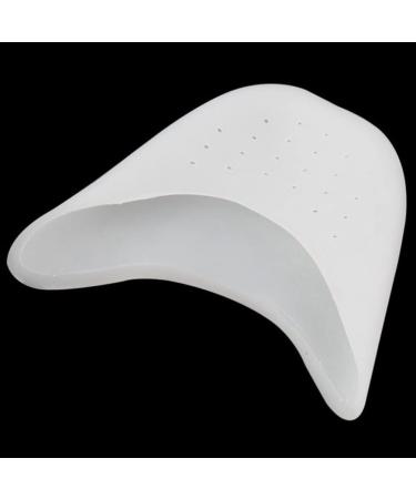 FOMIYES Silicone Pointed Dance Shoe Pads - High Heel Toe Protectors for Women - 1 Pair (White) - Buy Online on GoSupps.com