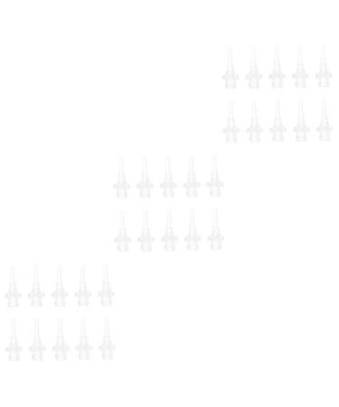 Lurrose 30 Pcs Ear Cleaning Nozzle Camera Accessories Cleaning Accessories Ear Cleaning Tool Ear Cleaning Disposable Tips Ear Irrigation Flushing System Accessories Camera Set Transparent Transparentx3pcs 3X1.2CMx3pcs