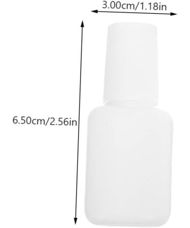  FRCOLOR 20 Pieces Bottled Plastic Bottle Glass Containers Nail Polish Paint Gel for Nails Transparent Gel Container for Nails Nail Art Bottle - Buy Online on GoSupps.com