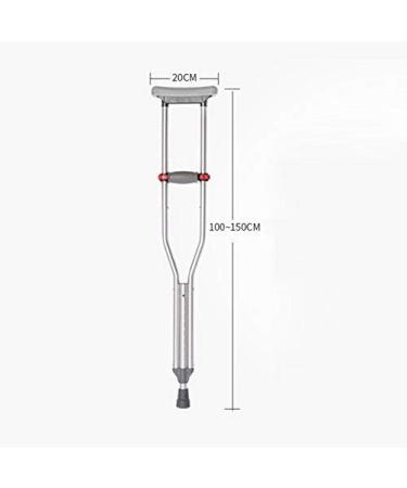 Crutches for Adults Underarm Aluminum Axillary Crutches Height Adjustable Injury or Surgery Support for Men - Lightweight Durable with HOJZ Handles Single crutch Great for Travel o Selfless dedication - Buy Online on GoSupps.com