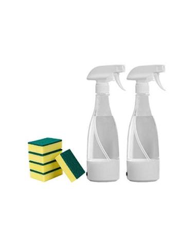 Backbayia 2 Pieces 350ml Sodium Hypochlorite Generator Spray Bottle for Home Office Kitchen Bathroom