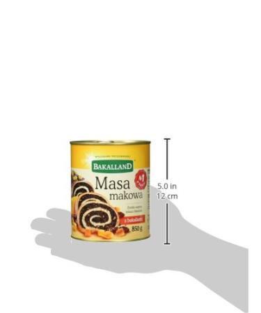 Bakalland Ready-Made Poppy Seed Mixture - Pack of 3 Cans (3 x 850g) | International Shipping Available - Buy Online on GoSupps.com