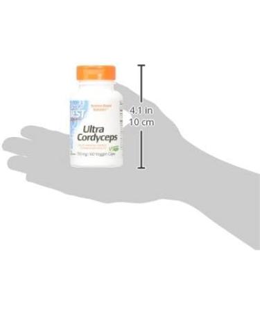 Doctor's Best Ultra Cordyceps 750 mg - 60 Veggie Caps for Energy & Vitality - Buy Online on GoSupps.com