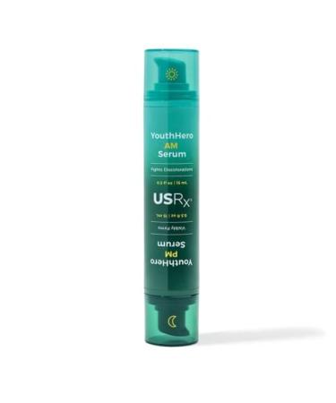 Urban Skin Rx YouthHero AM/PM Serums | 2-In-1 Dual-Formula Delivery Targets Sun Damage + Discolorations Fine Lines + Wrinkles & Visibly Firms Skin Cruelty Free All Skin Types | 1.0 Fl Oz Total